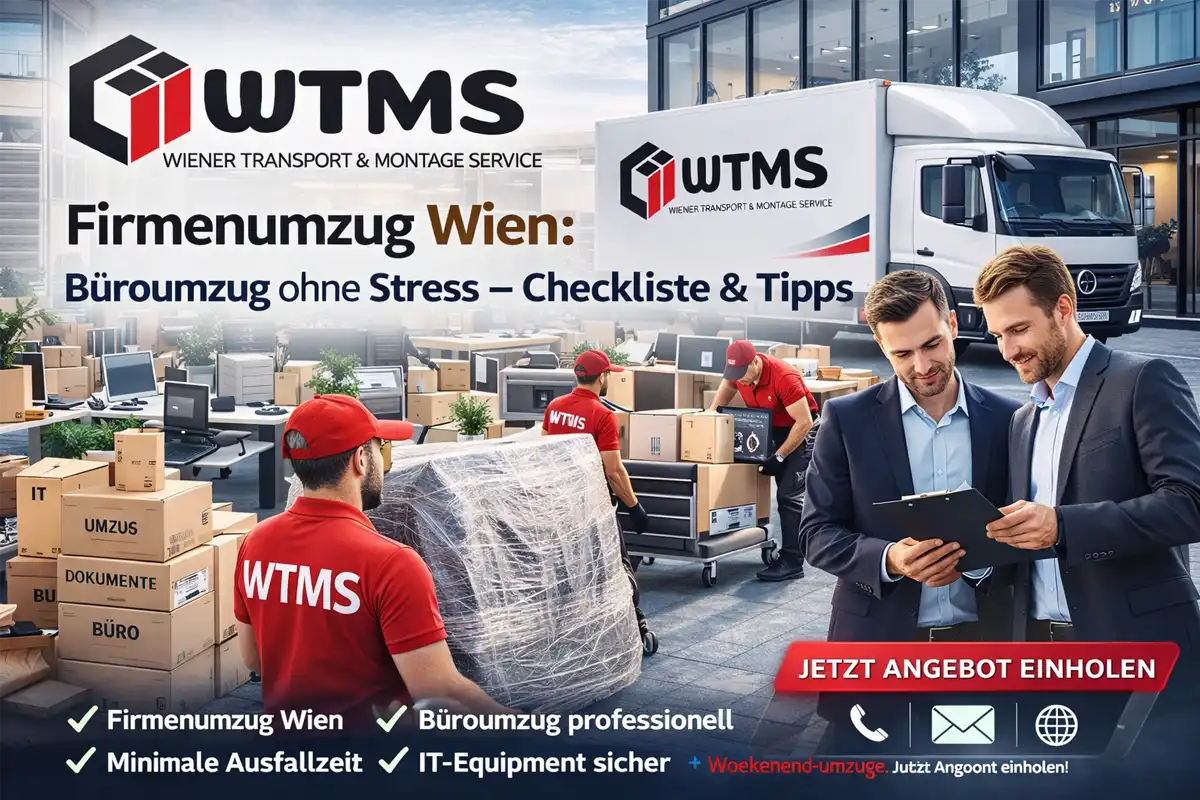 Firmenumzug Wien: Büroumzug ohne Stress - Checkliste & Tipps