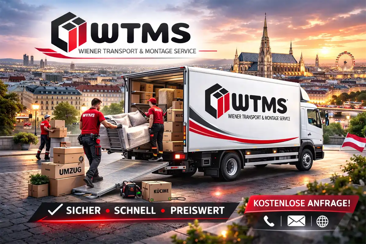 Günstige Umzugsfirma Wien | Ab €40/Std | Faire Preise | WTMS